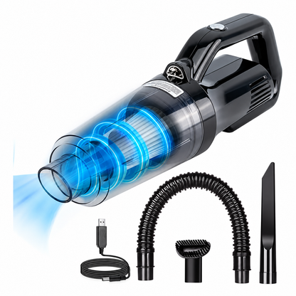 Aspiradora de Mano Inalámbrica 120 W + Kit de Destornilladores Punta Plana y Phillips Imantados