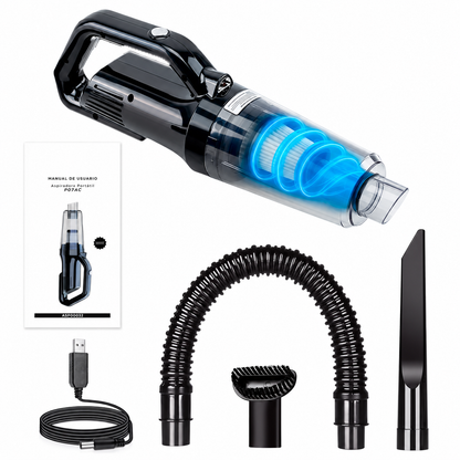 Aspiradora de Mano Inalámbrica 120 W + Kit de Destornilladores Punta Plana y Phillips Imantados