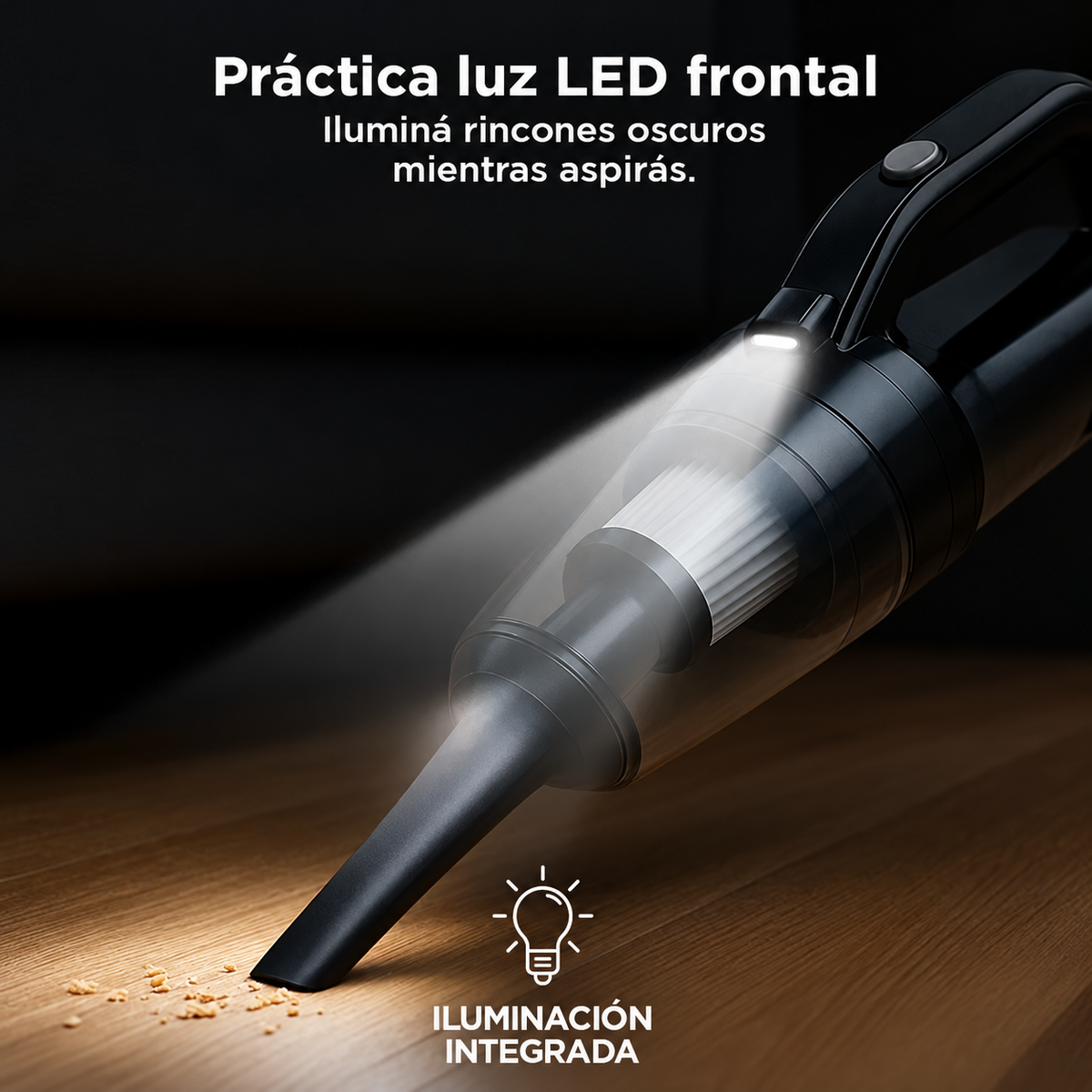 Aspiradora de Mano Inalámbrica 120 W + Kit de Destornilladores Punta Plana y Phillips Imantados