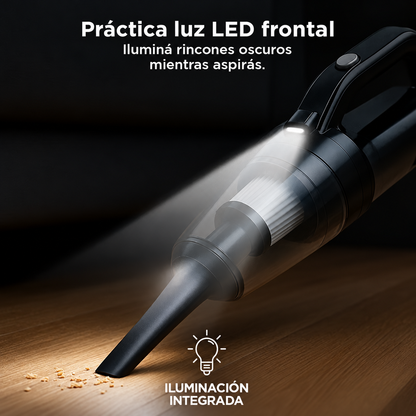 Aspiradora de Mano Inalámbrica 120 W + Kit de Destornilladores Punta Plana y Phillips Imantados